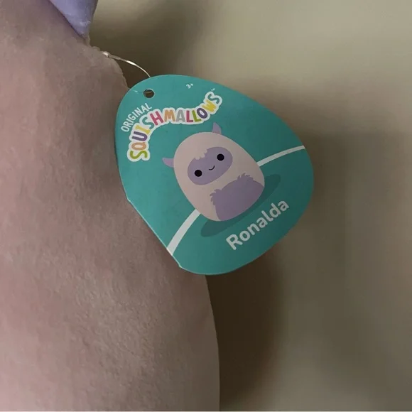 NWT 11” Rolanda the Pink & Purple Yeti Squishmallow - Picture 2 of 2